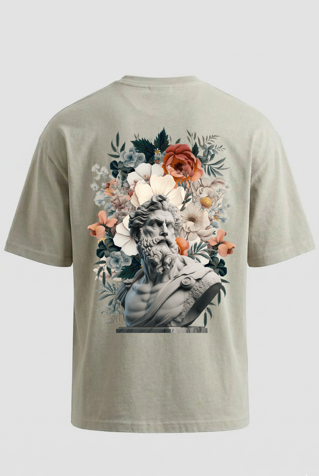 Arte Unisex Oversize T-Shirt Küf Yeşili