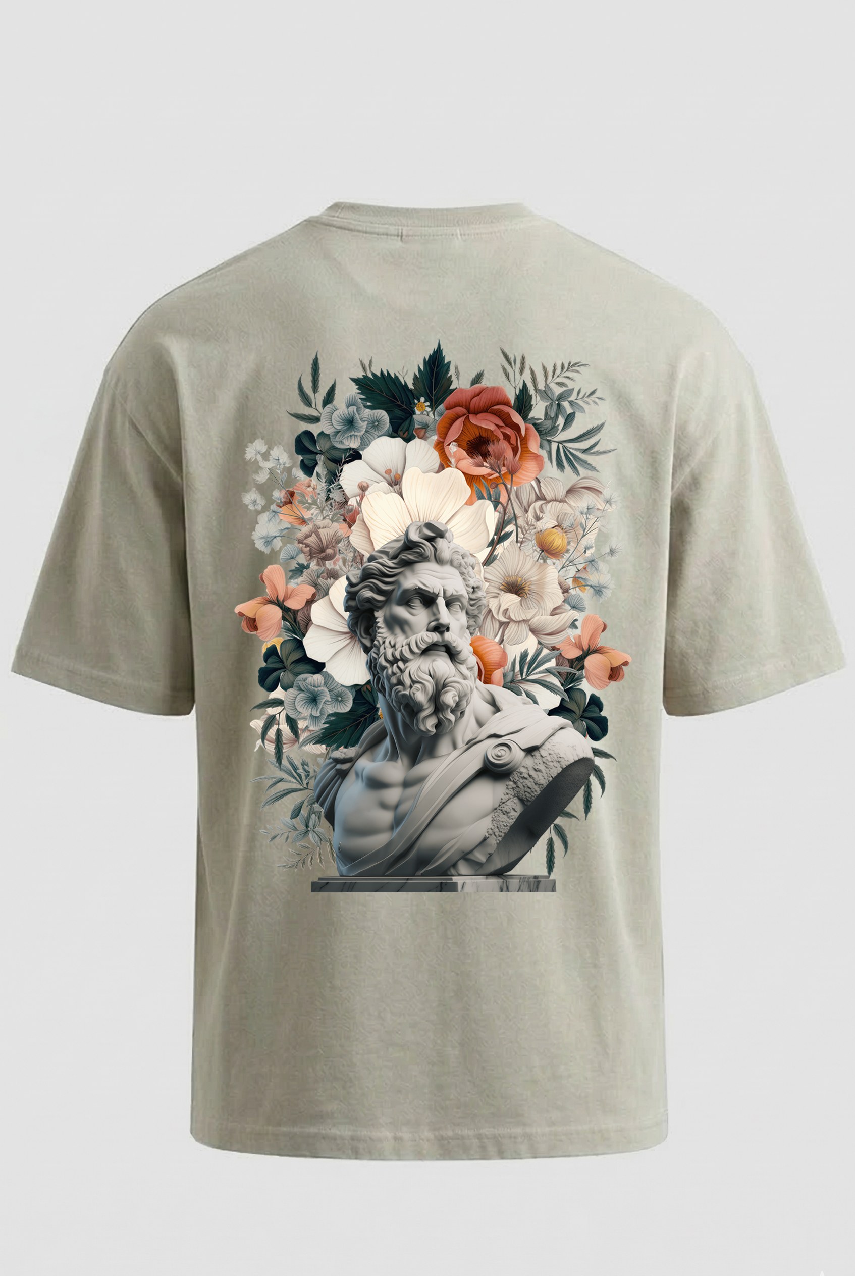 Arte Unisex Oversize T-Shirt Küf Yeşili