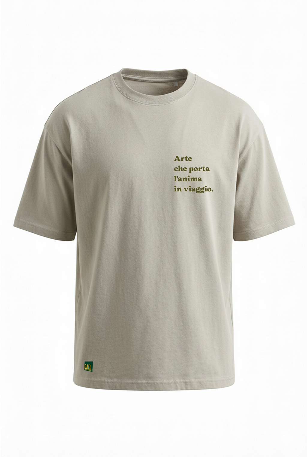 Arte Unisex Oversize T-Shirt Küf Yeşili