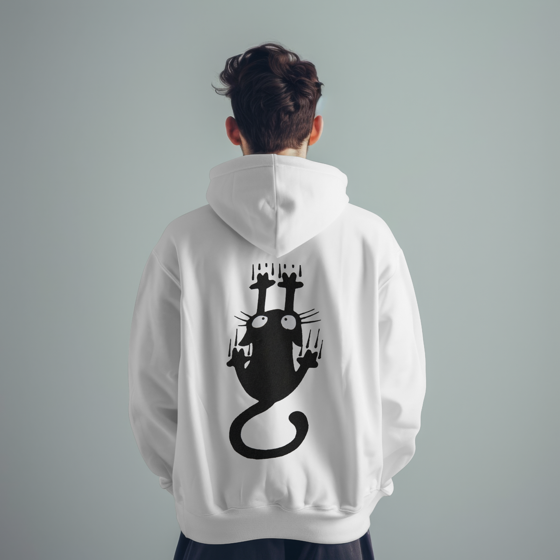 Unisex Black Cat Sweatshirt