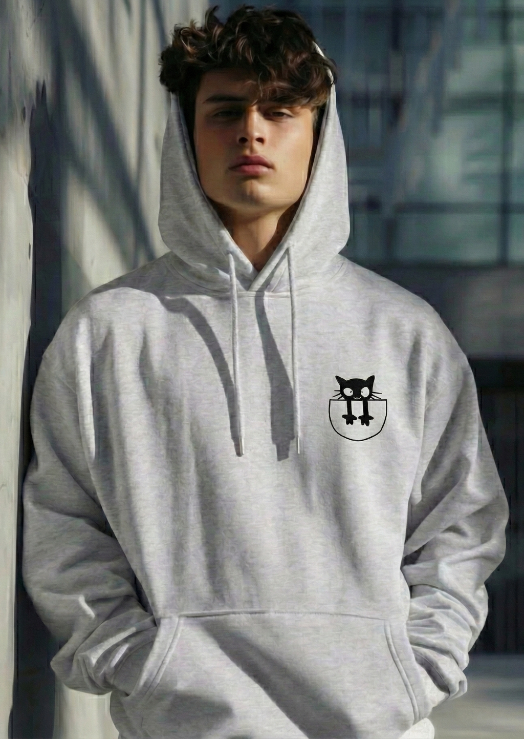 Unisex Black Cat Sweatshirt