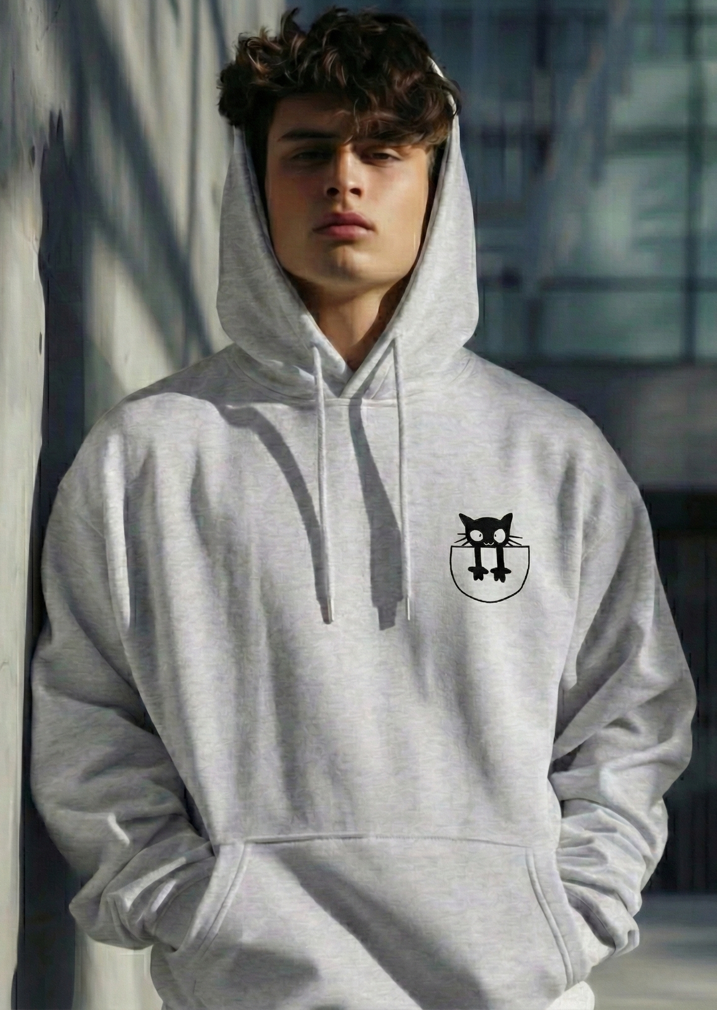 Unisex Black Cat Sweatshirt