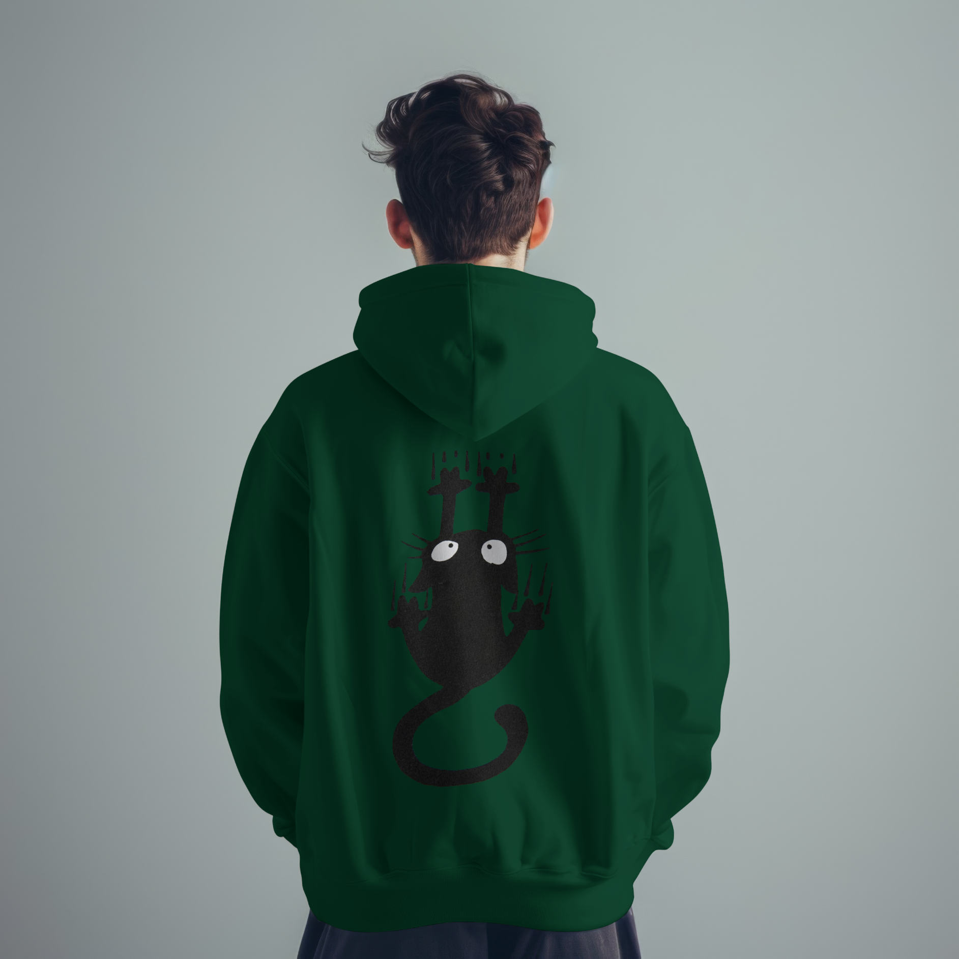 Unisex Black Cat Sweatshirt